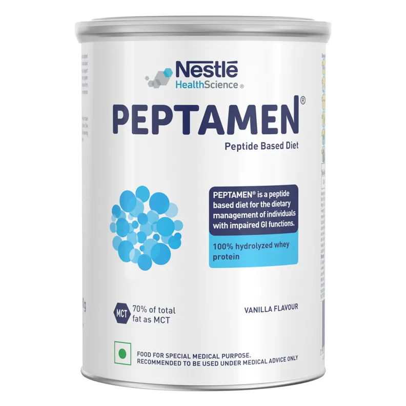 Nestle Peptamen Peptide Based Diet Powder | Whey Protein Formula | Vanilla Flavour for GI Support 400 gm