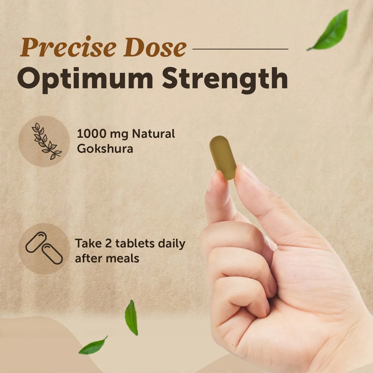 Neuherbs Gokshura Tablets for Men | Ayurvedic Vitality & Strength Supplement | Natural Tribulus Terrestris with Piperine-4