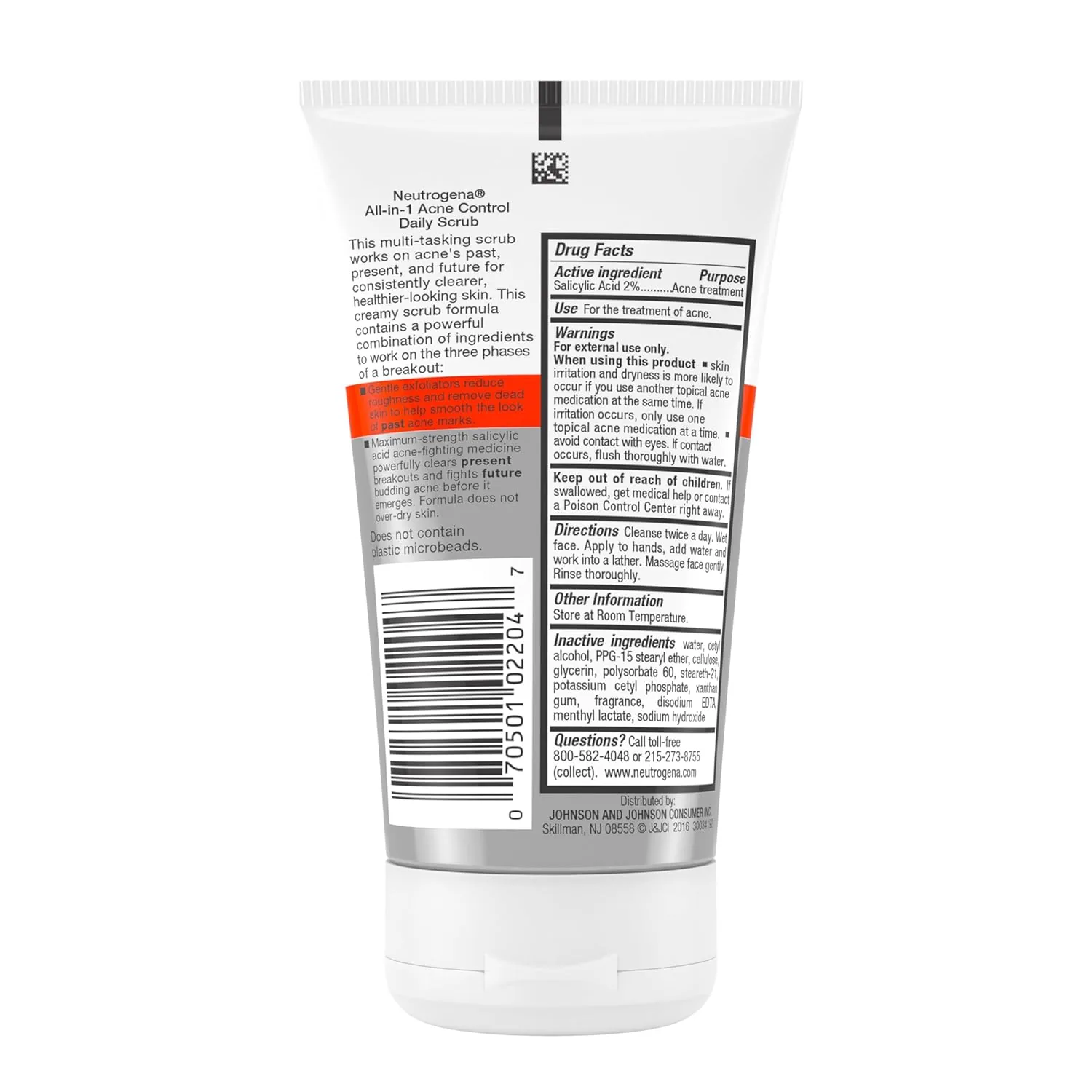 Neutrogena All-In-1 Acne Control Daily Face Scrub-4