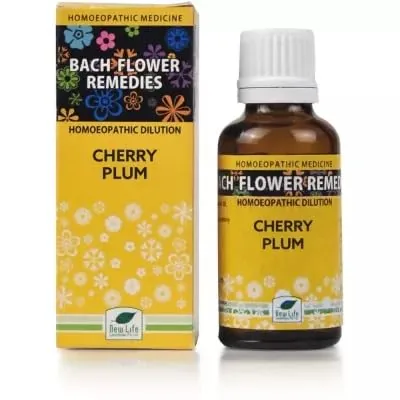 New Life Homeopathy Bach Flower Remedies Cherry Plum Dilution | Emotional Balance Support | Homeopathic Aid-1