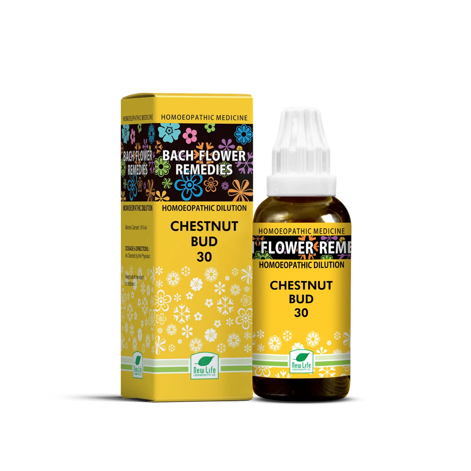 New Life Homeopathy Bach Flower Remedies Chestnut Bud Dilution