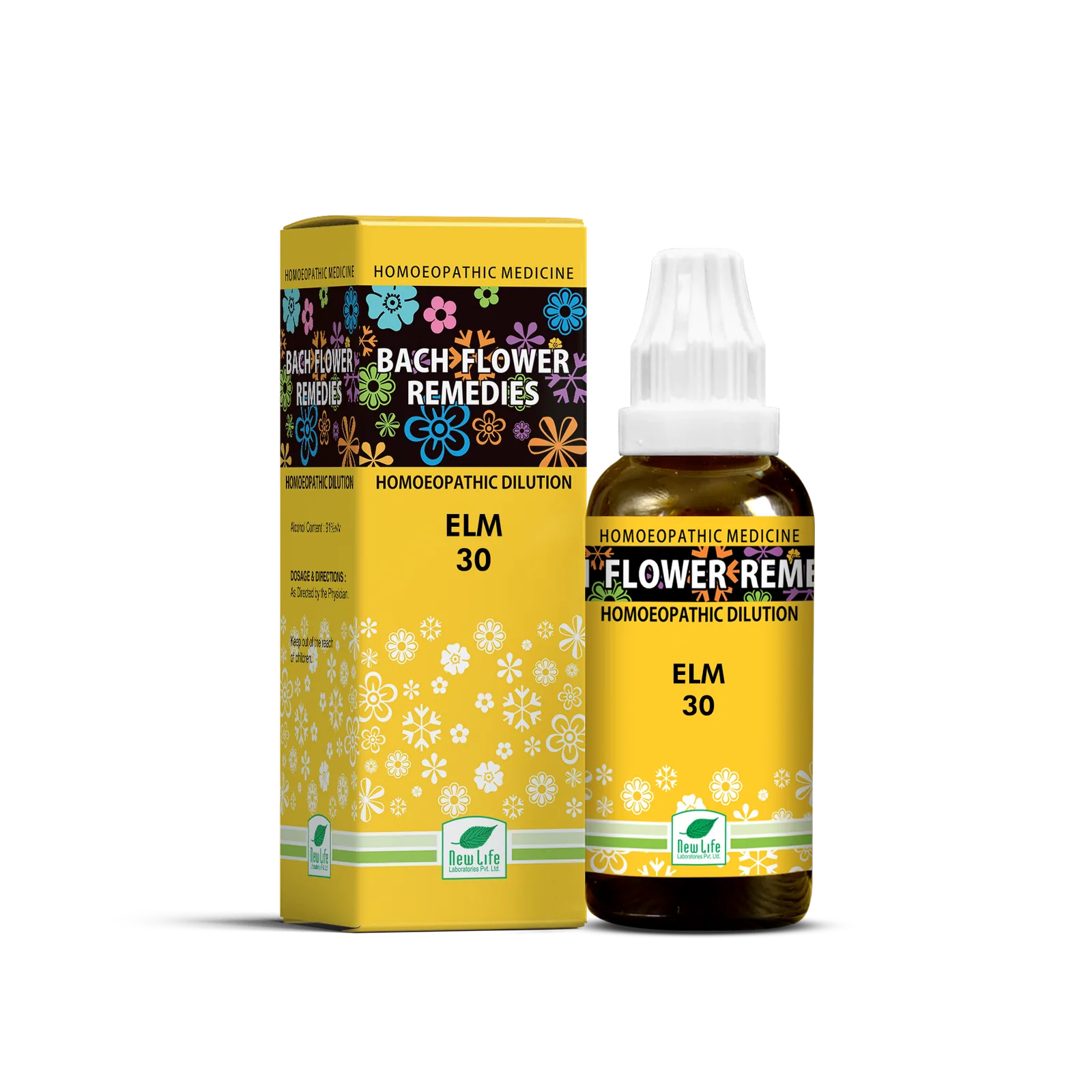 New Life Homeopathy Bach Flower Remedies Elm Dilution