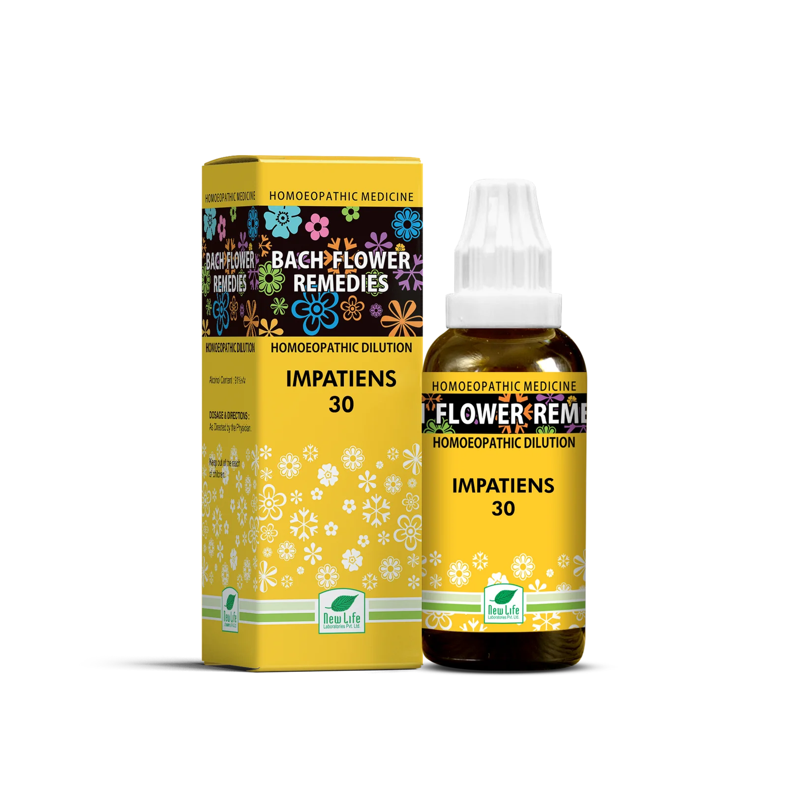New Life Homeopathy Bach Flower Remedies Impatiens Dilution