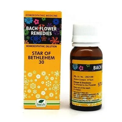 New Life Homeopathy Bach Flower Remedies Star Of Bethlehem Dilution
