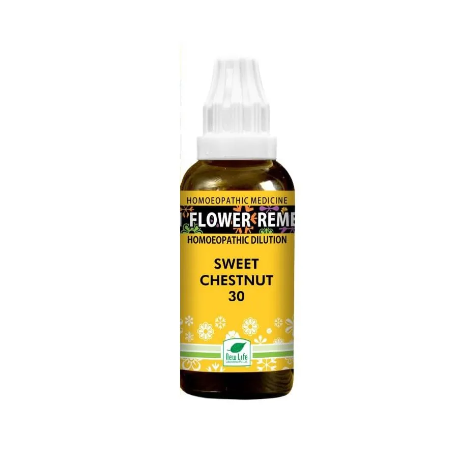 New Life Homeopathy Bach Flower Remedies White Chestnut Dilution | Natural Flower Essence | Quiet Mind and Mental Calm-1