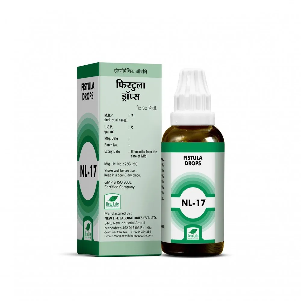 New Life NL-17 Drops | Homeopathic Fistula Care | Relief from Rectal Discomfort and Soreness-3