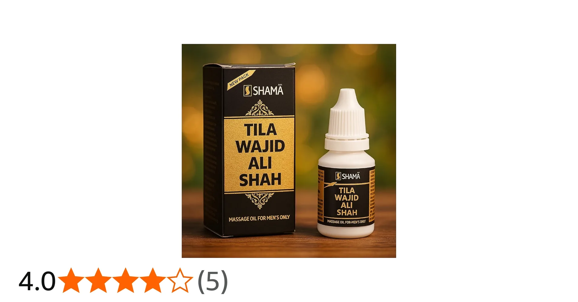 New Shama Tila Wajid Ali Shah | Unani Male Massage Oil | Vigor & Circulation Support-1