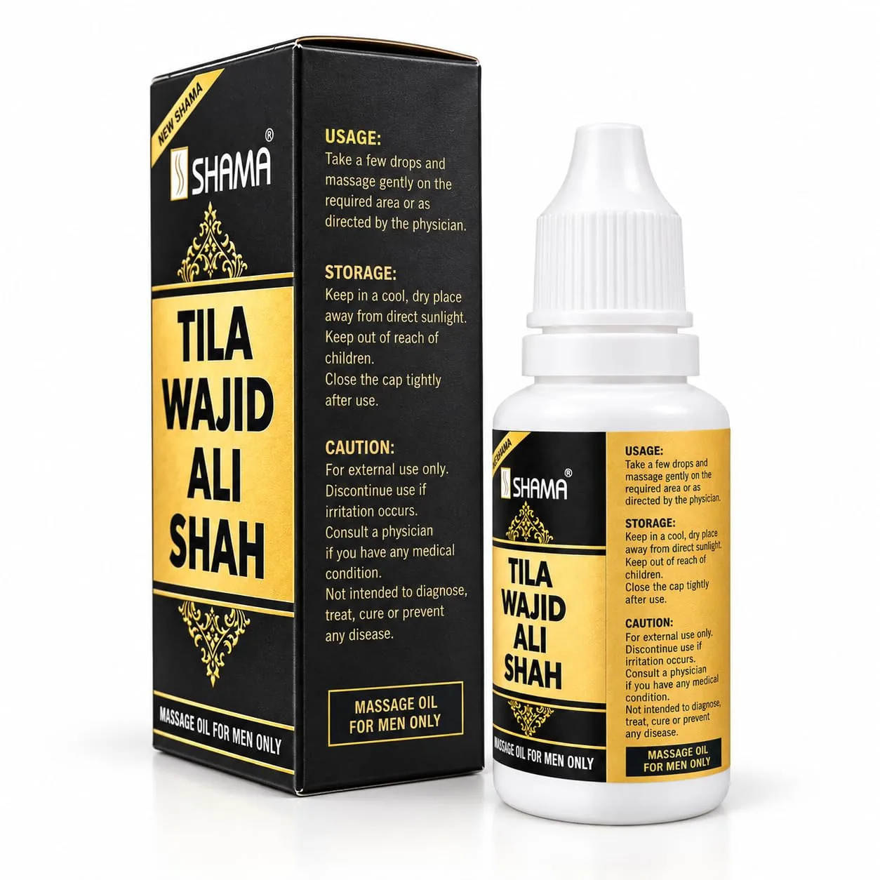 New Shama Tila Wajid Ali Shah | Unani Male Massage Oil | Vigor & Circulation Support-4