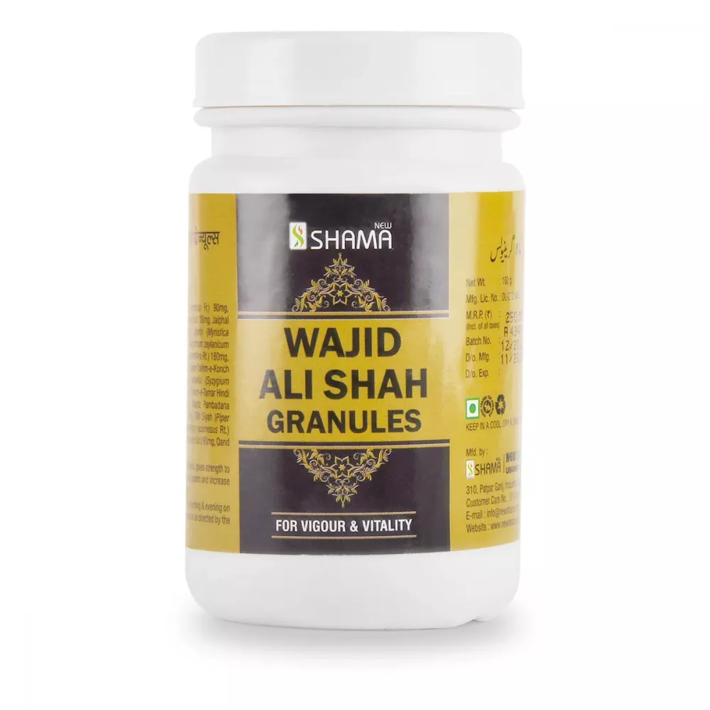 New Shama Wajid Ali Shah Granules | Traditional Unani Vitality Formula | Natural Strength & Stamina Support-2