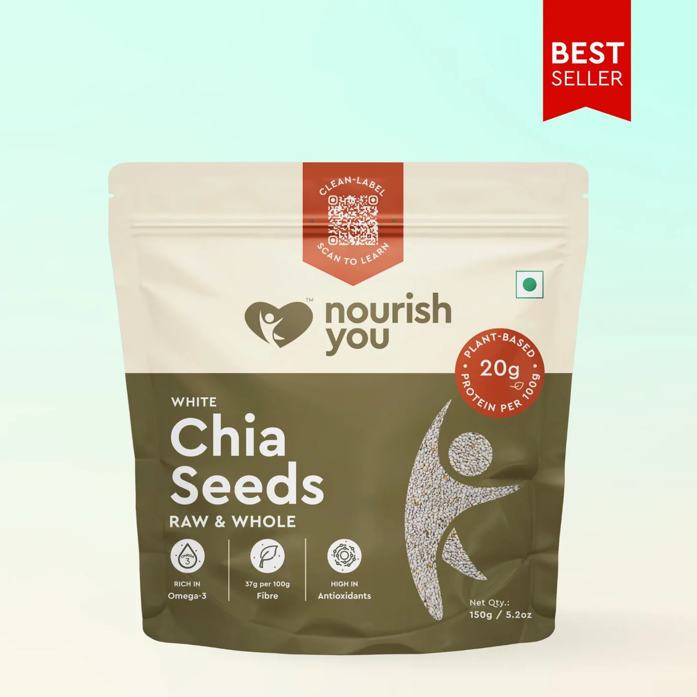 Nourish you Authentic Chia Seeds - White