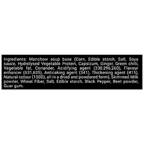 NutraSphere Manchow High Fiber Soup Ingredients