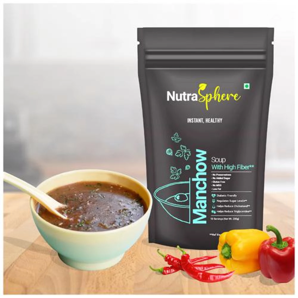 NutraSphere Manchow High Fiber Soup Front Side Package -1