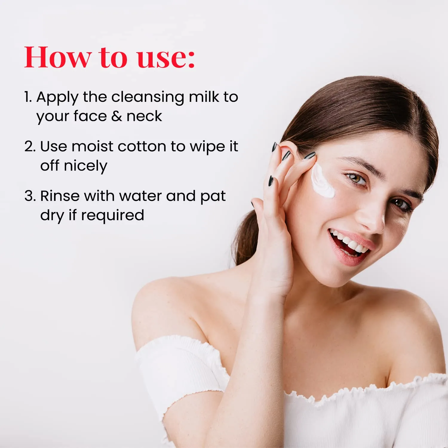 NutriGlow Deep Cleansing Milk | Gentle Face Cleanser & Makeup Remover | Hydrating Formula for All Skin Types-4