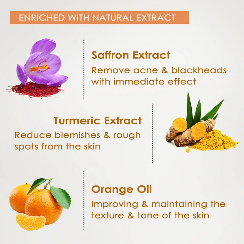 NutriGlow Gold Kesar Facial Kit | 6-Step Skin Radiance Treatment | Instant Glow & Deep Nourishment-3