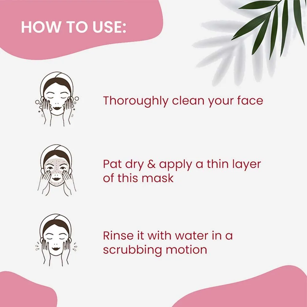 NutriGlow NATURAL'S Advanced Pro Formula Wine Face Pack | Deep Cleansing Clay Mask | Glowing & Even-Toned Skin-6