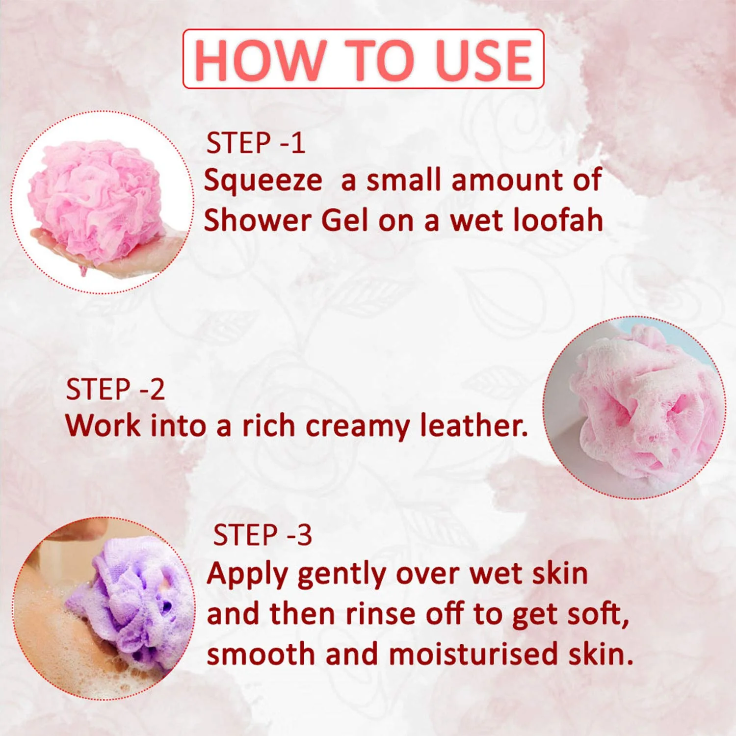 NutriGlow NATURAL'S English Rose Shower Gel | Gentle Body Wash | Mulberry Extract for Long Lasting Freshness-5