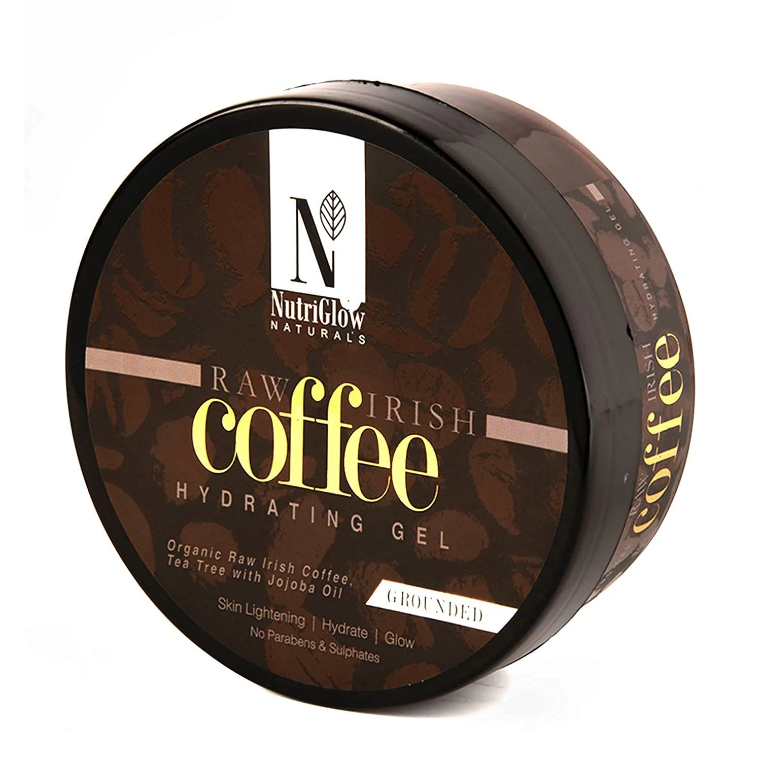 NutriGlow NATURAL'S Coffee Hydrating Gel | Raw Irish Coffee Face Gel | Oil-Balancing & Hydrating Formula 200 gm