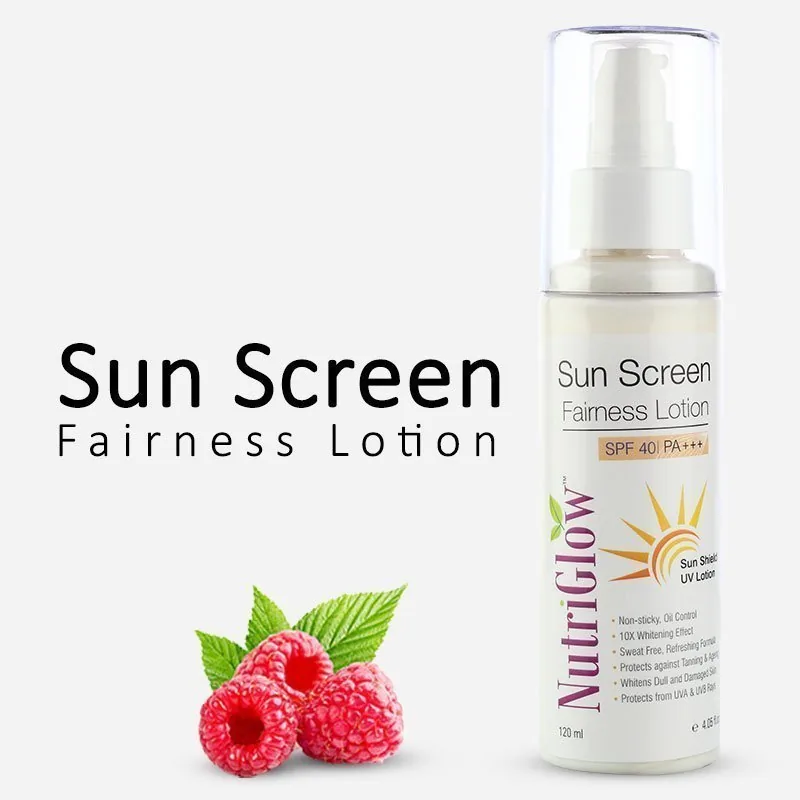 NutriGlow Sunscreen Fairness Lotion SPF 40 PA+++ | Broad Spectrum Sunscreen | Tan Removal and Skin Brightening Formula-2