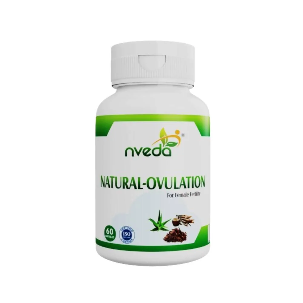Nveda Ovulation | Female Fertility Support Capsules | Ayurvedic Hormonal Balance Formula-1