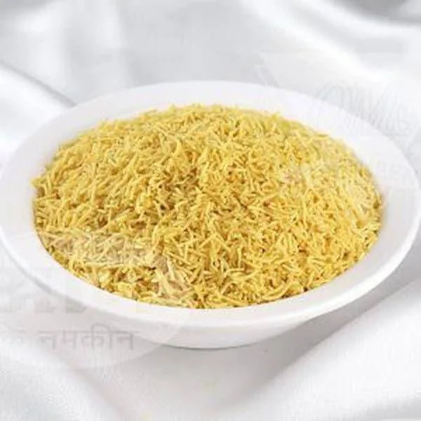 Om Namkeen Bhavnagri Ganthiya | Soft Crunchy Besan Sev | Traditional Gujarati Namkeen 250 gm