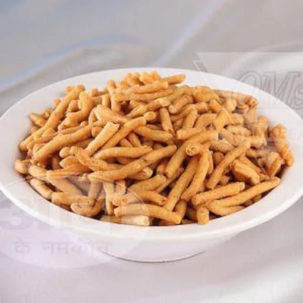 Om Namkeen Kanda Sev | Crispy Onion Flavored Indori Sev | Traditional Tea Time Snack-1