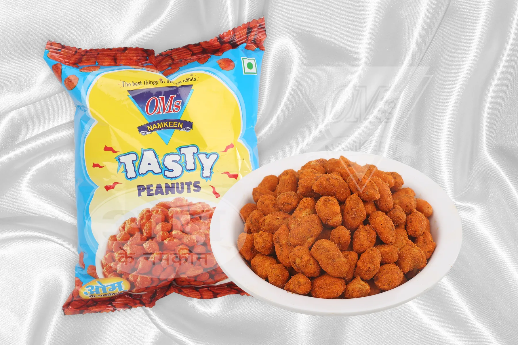 Om Namkeen Tasty Peanuts | Crunchy Masala Coated Snack | Authentic Indori Taste