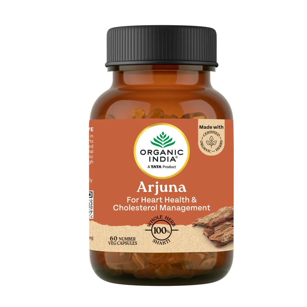 Organic India Arjuna Capsules | Ayurvedic Heart Support | Cardiovascular & Lipid Balance-2