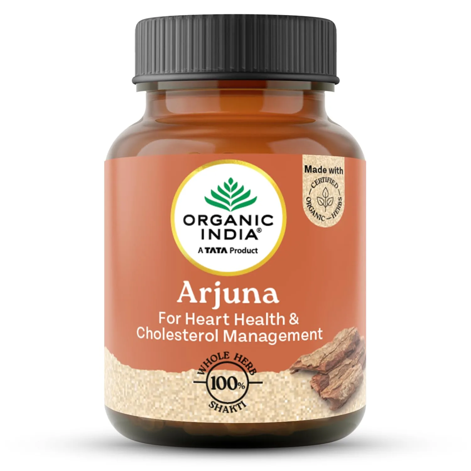 Organic India Arjuna Capsules | Ayurvedic Heart Support | Cardiovascular & Lipid Balance