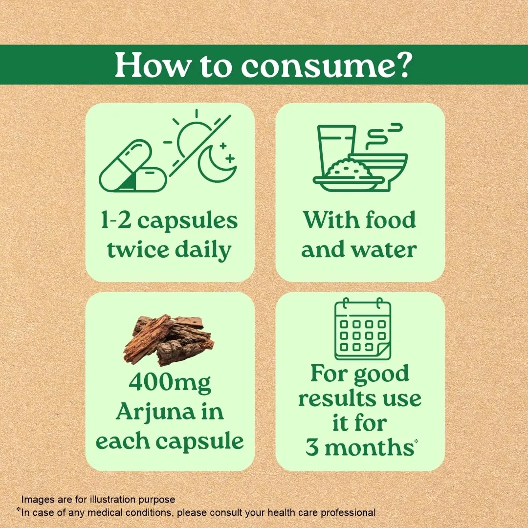 Organic India Arjuna Capsules | Ayurvedic Heart Support | Cardiovascular & Lipid Balance-6