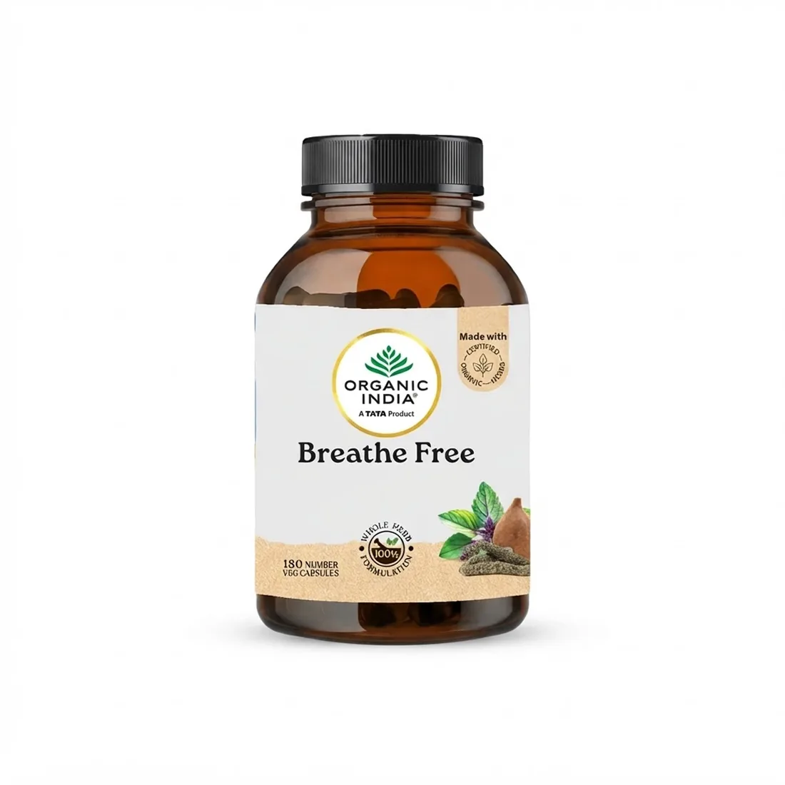 Organic India Breathe Free Capsules