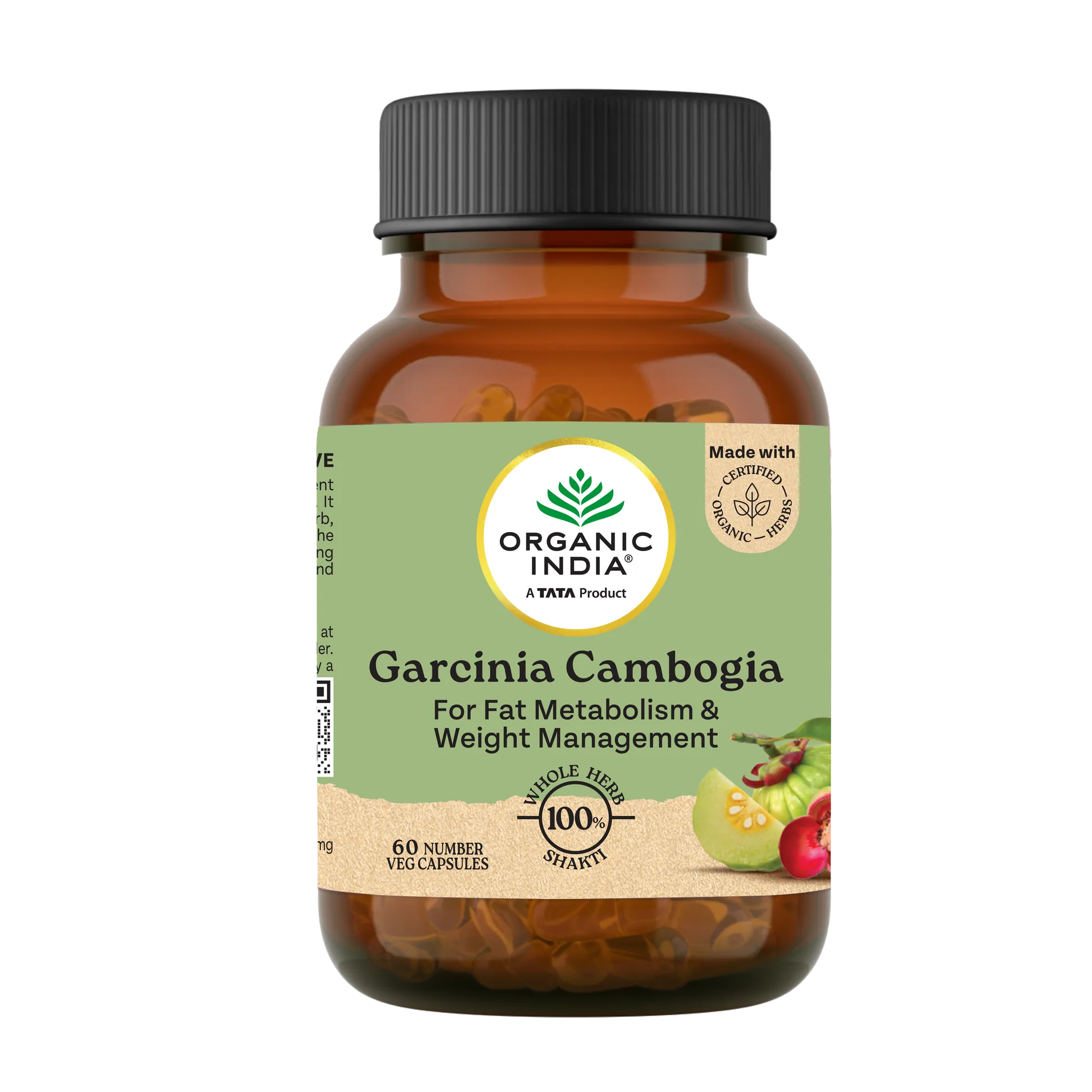 Organic India Garcinia Cambogia Capsules | Ayurvedic Metabolic Support | Natural Appetite Management