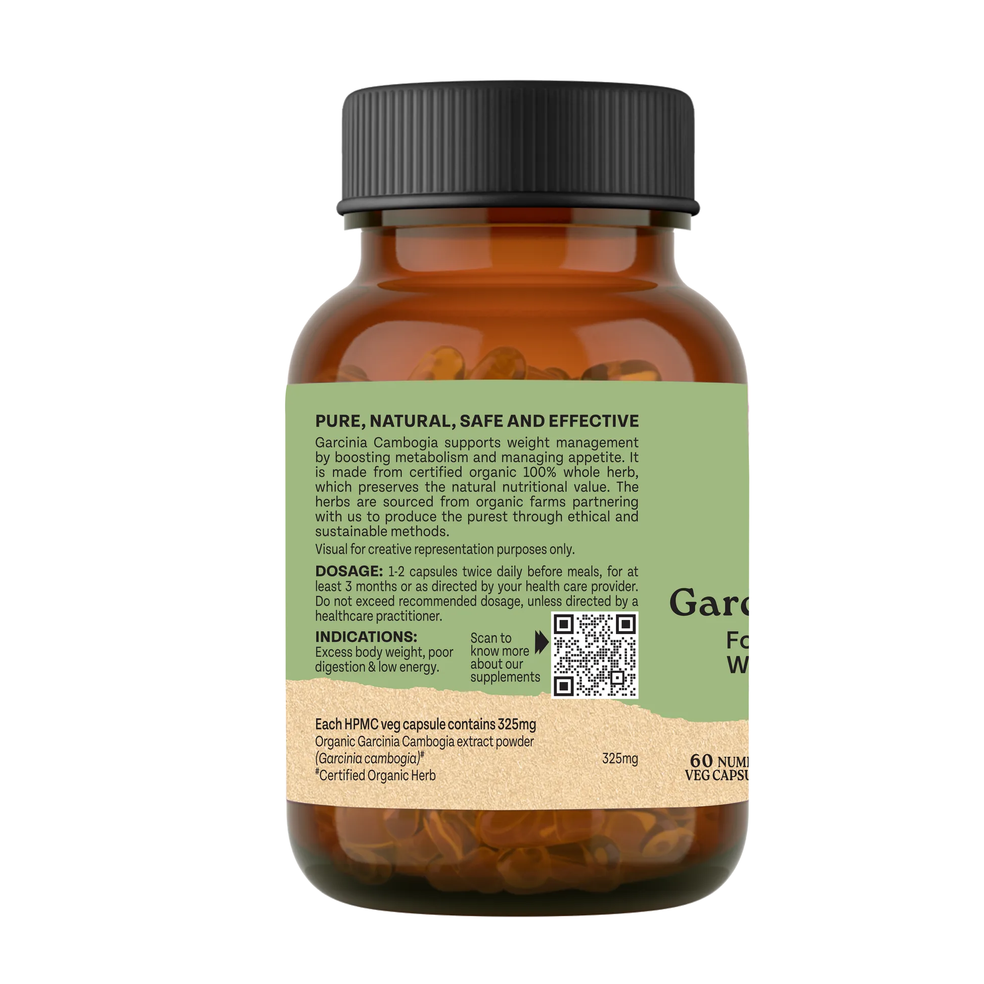 Organic India Garcinia Cambogia Capsules | Ayurvedic Metabolic Support | Natural Appetite Management-2
