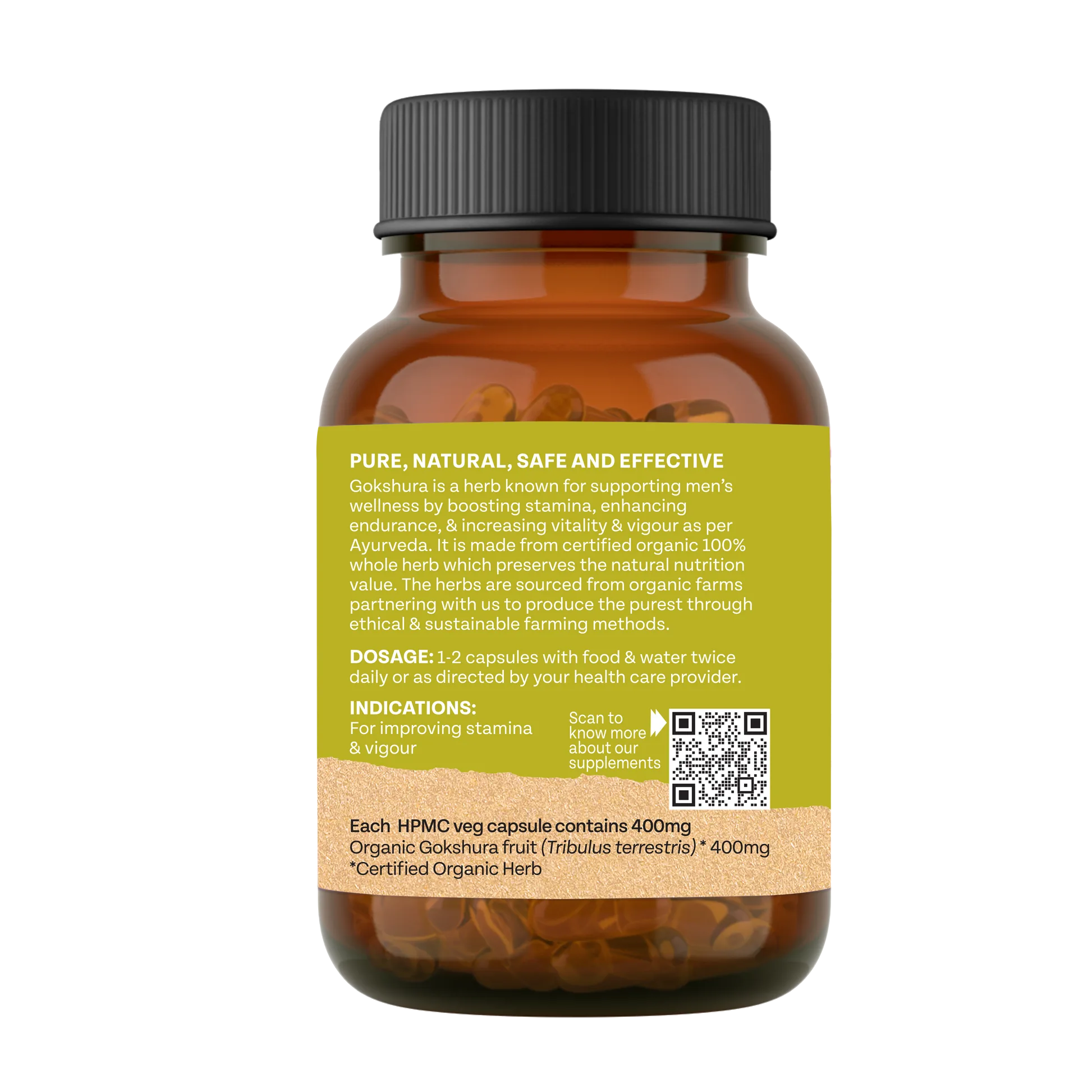 Organic India Gokshura Capsules | Organic Tribulus Terrestris | Ayurvedic Stamina and Urinary Support-2