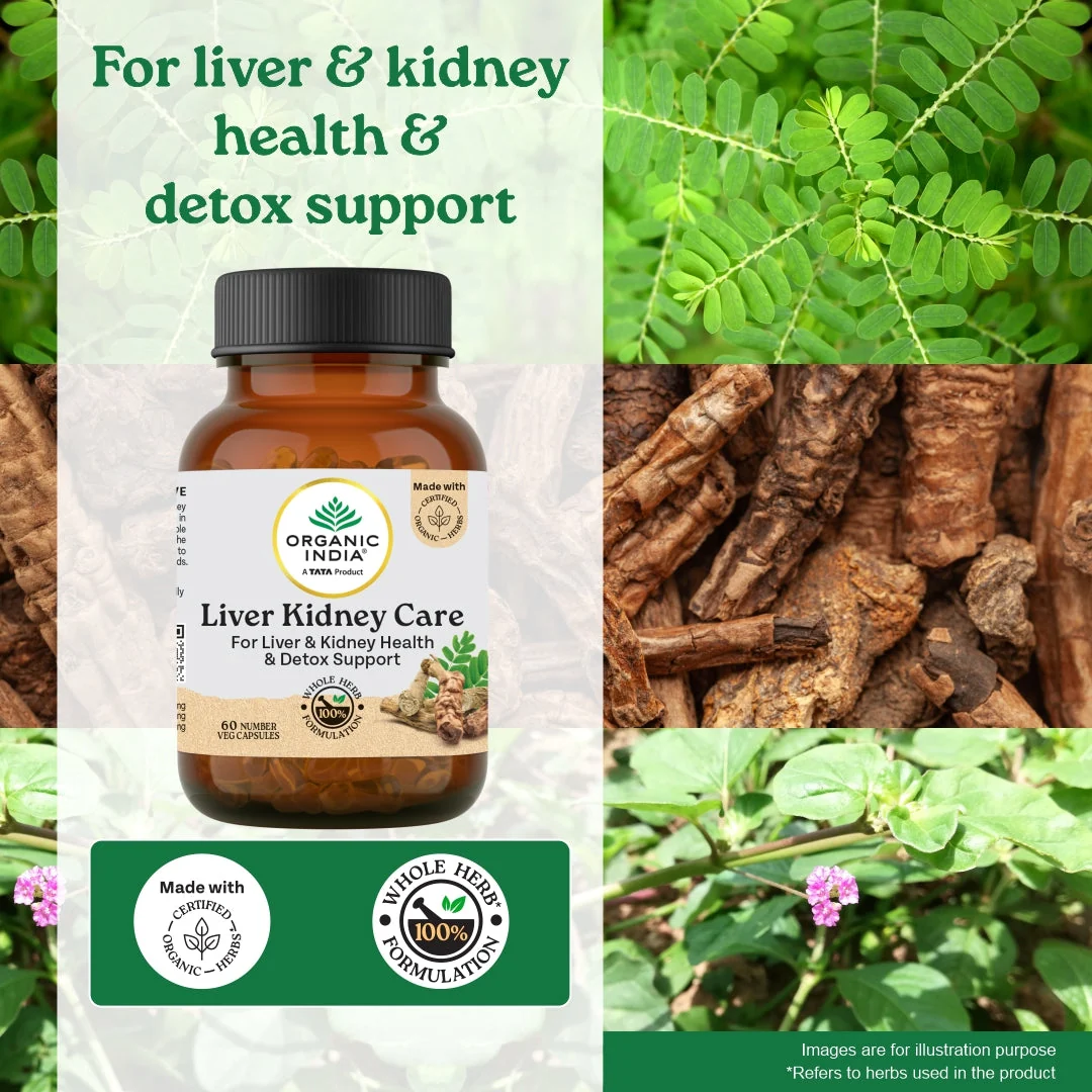 Organic India Liver Kidney Care | Herbal Supplement | Natural Detoxification and Vitality Support-3