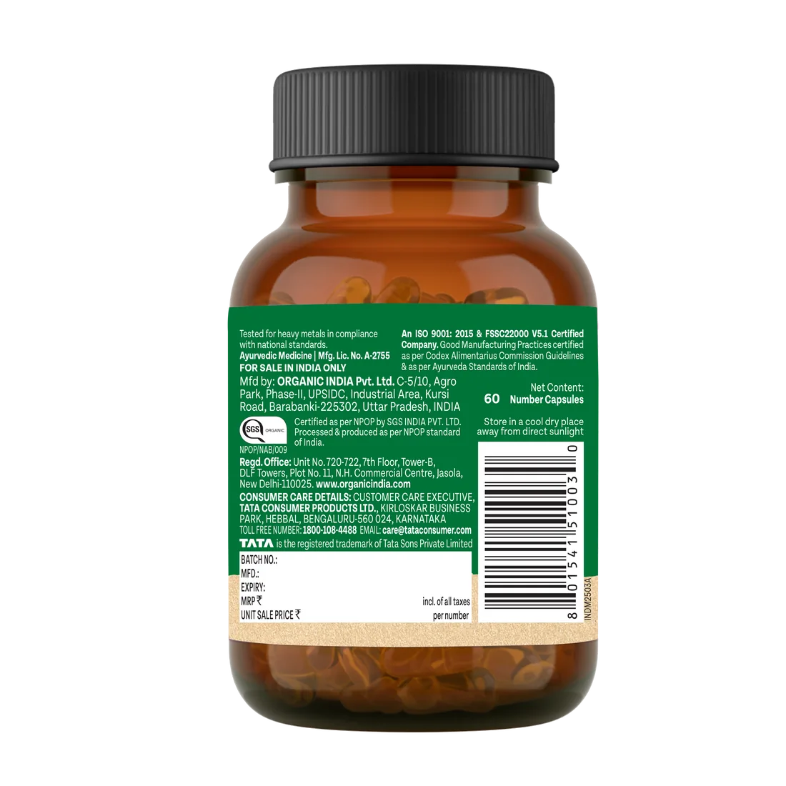 Organic India Moringa Essential Nutrition | Organic Herbal Supplement | Daily Energy and Vitality Support-3