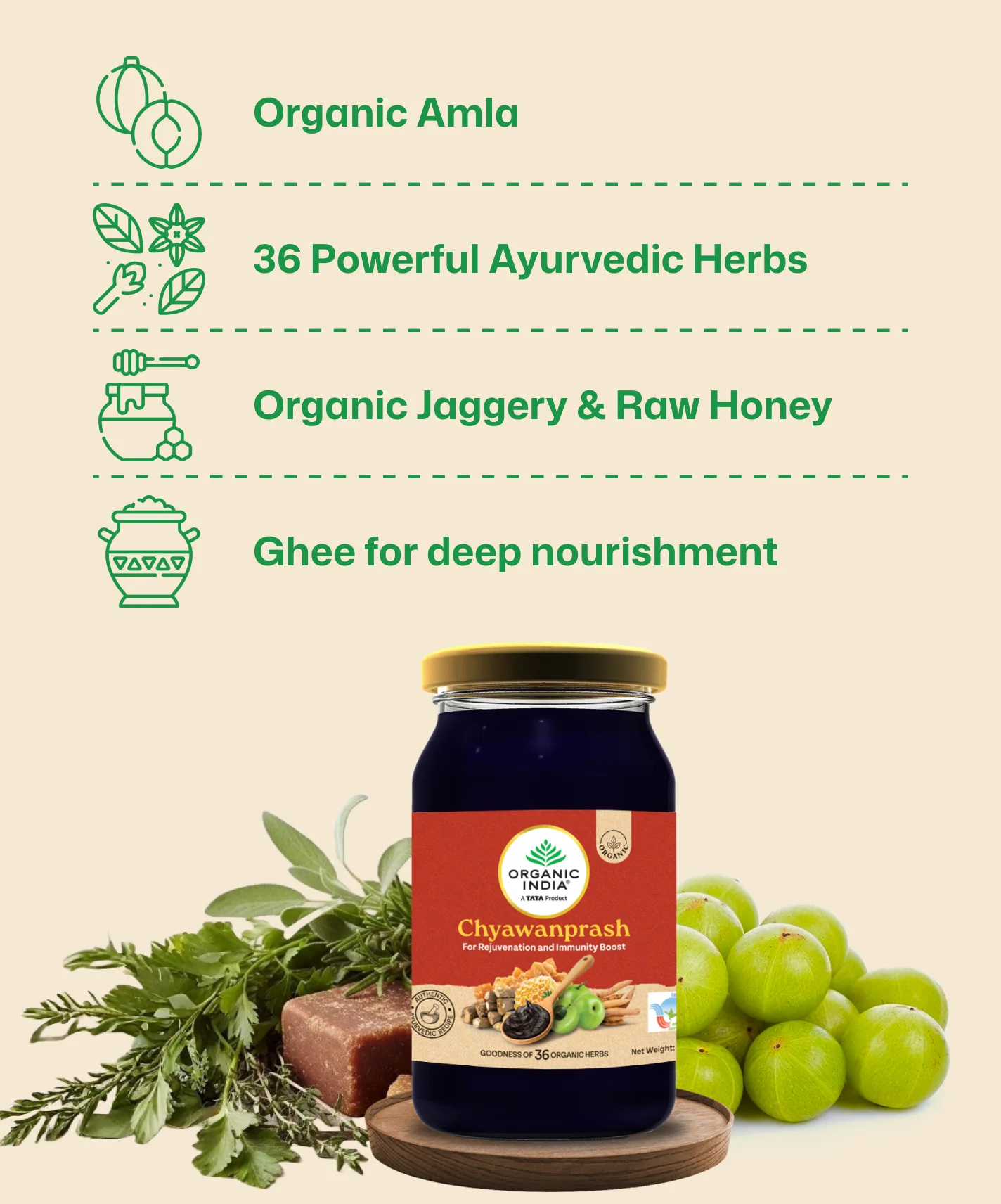 Organic India Organic Chyawanprash | Ayurvedic Supplement | Sugar-Free Formula-2
