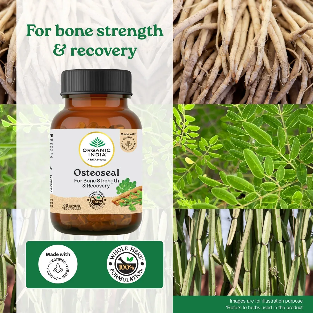 Organic India Osteoseal | Ayurvedic Organic Capsules | Bone & Joint Support-3