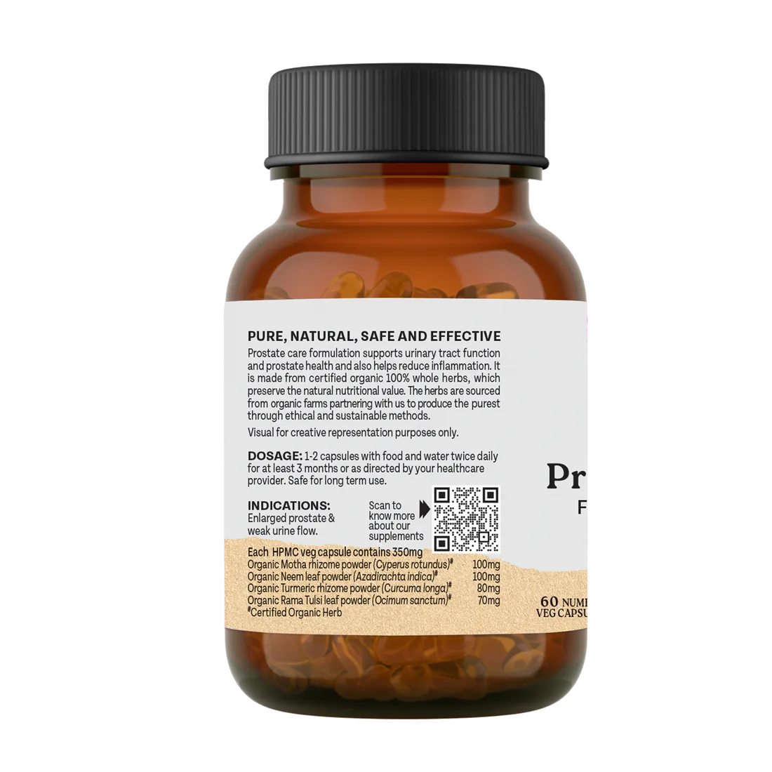 Organic India Prostate Care | Herbal Wellness Capsules | Natural Urinary and Prostate Support-2