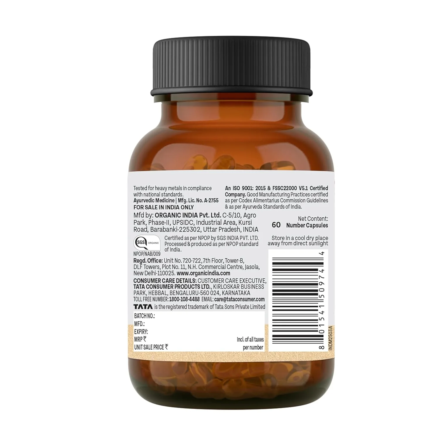 Organic India Prostate Care | Herbal Wellness Capsules | Natural Urinary and Prostate Support-3