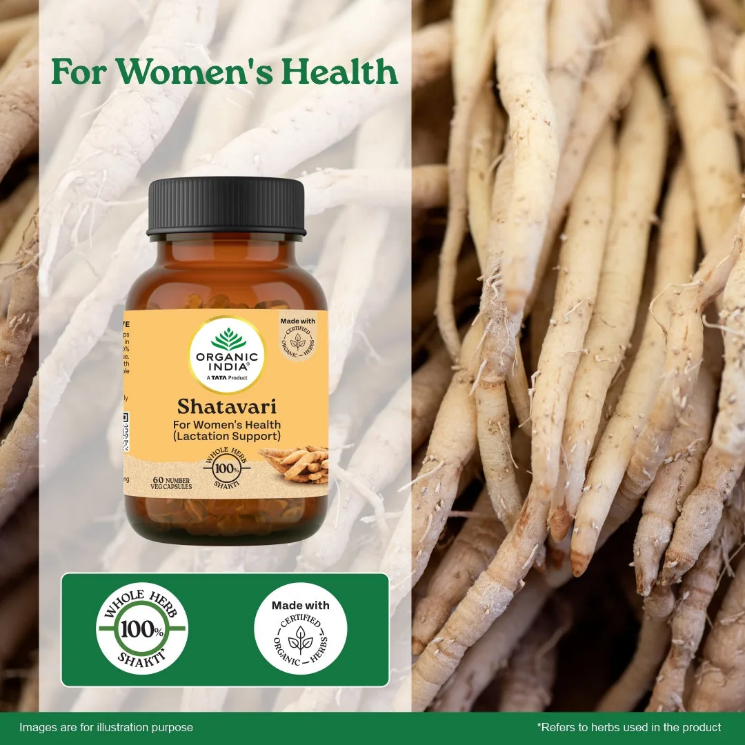 Organic India Shatavari Capsules | Ayurvedic Women's Health Supplement | Natural Hormonal Balance Support-2