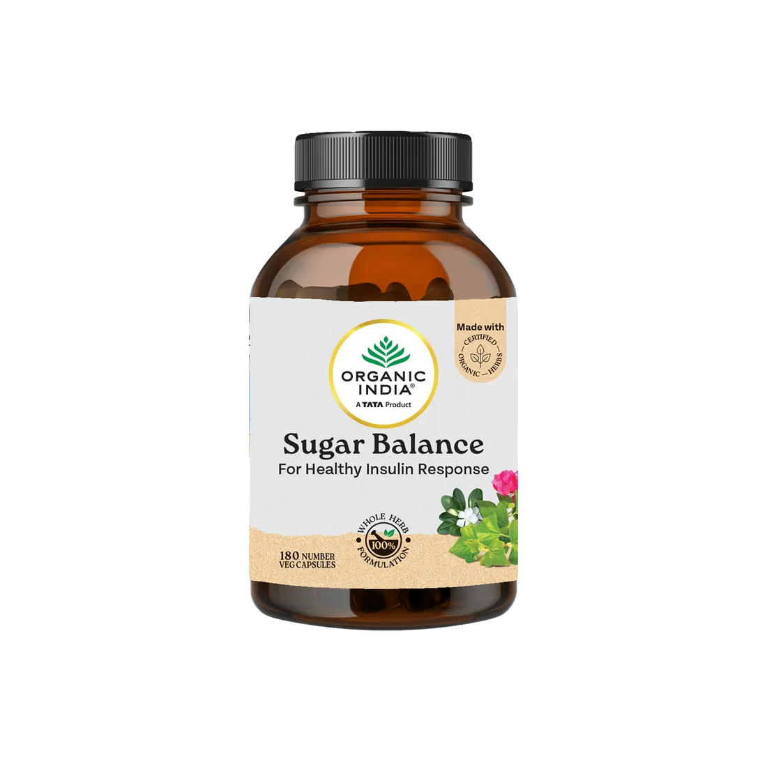Organic India Sugar Balance Capsules