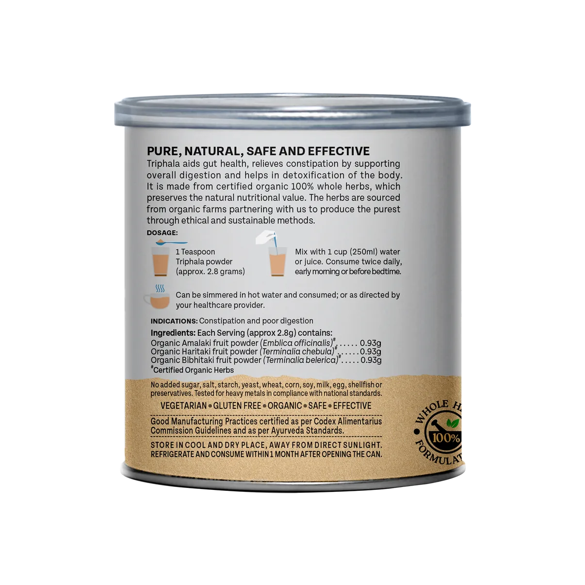 Organic India Triphala Powder | Ayurvedic Wellness | Digestive Support-2