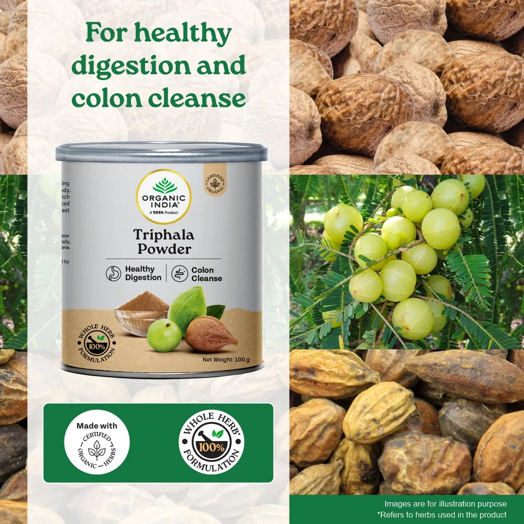 Organic India Triphala Powder | Ayurvedic Wellness | Digestive Support-4