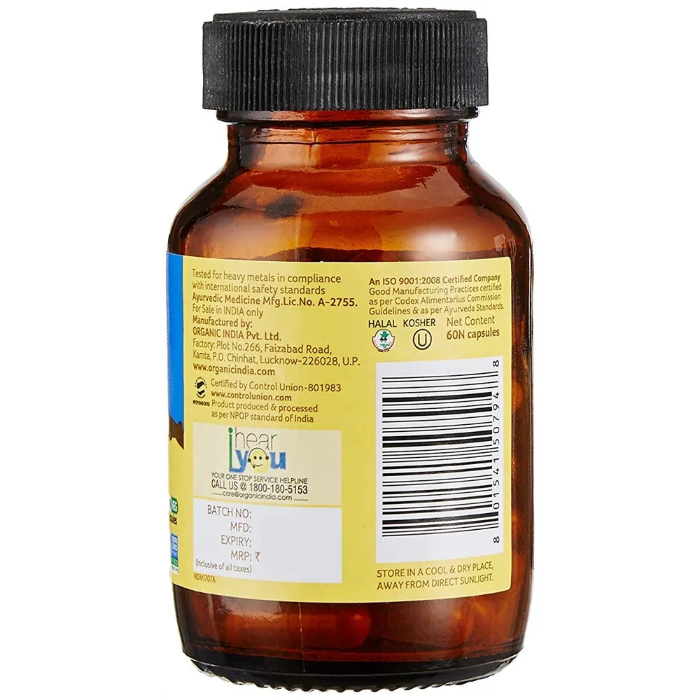 Organic India Turmeric Formula | Herbal Joint & Immunity Supplement | Enhanced with Trikatu-2