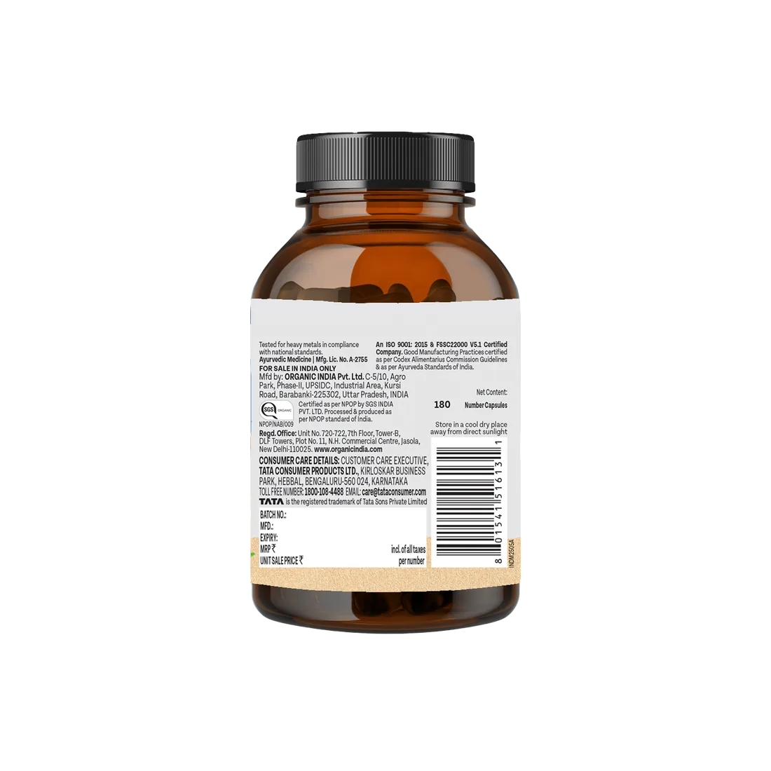 Organic India Weight Balance Capsules | Ayurvedic Metabolic Support Supplement | Natural Appetite and Energy Regulator-6