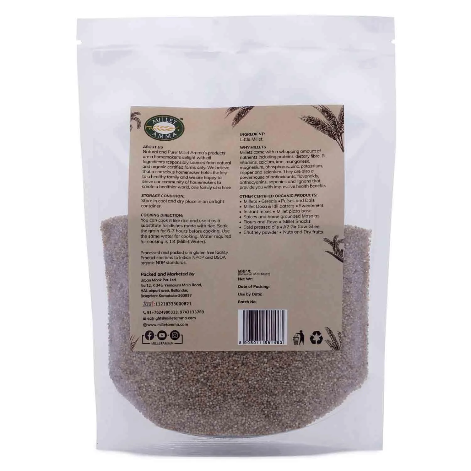 Organic Little Millet-4