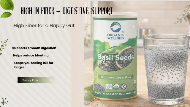 Organic Wellness Basil Seeds | Natural Sabja Seeds | High-Fiber Superfood-3