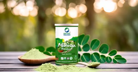 Organic Wellness Moringa Powder | Pure Leaf Superfood | Nutrient-Rich Ayurvedic Supplement-4