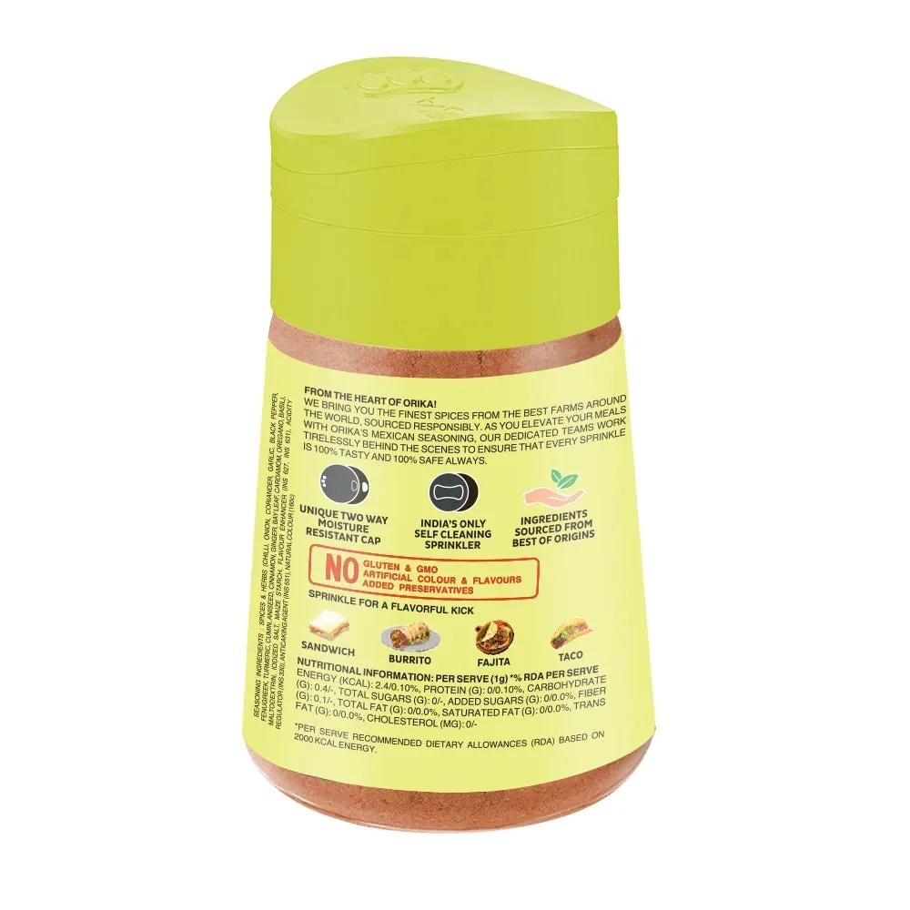 Orika Mexican Seasoning (All Purpose) Back Side Package