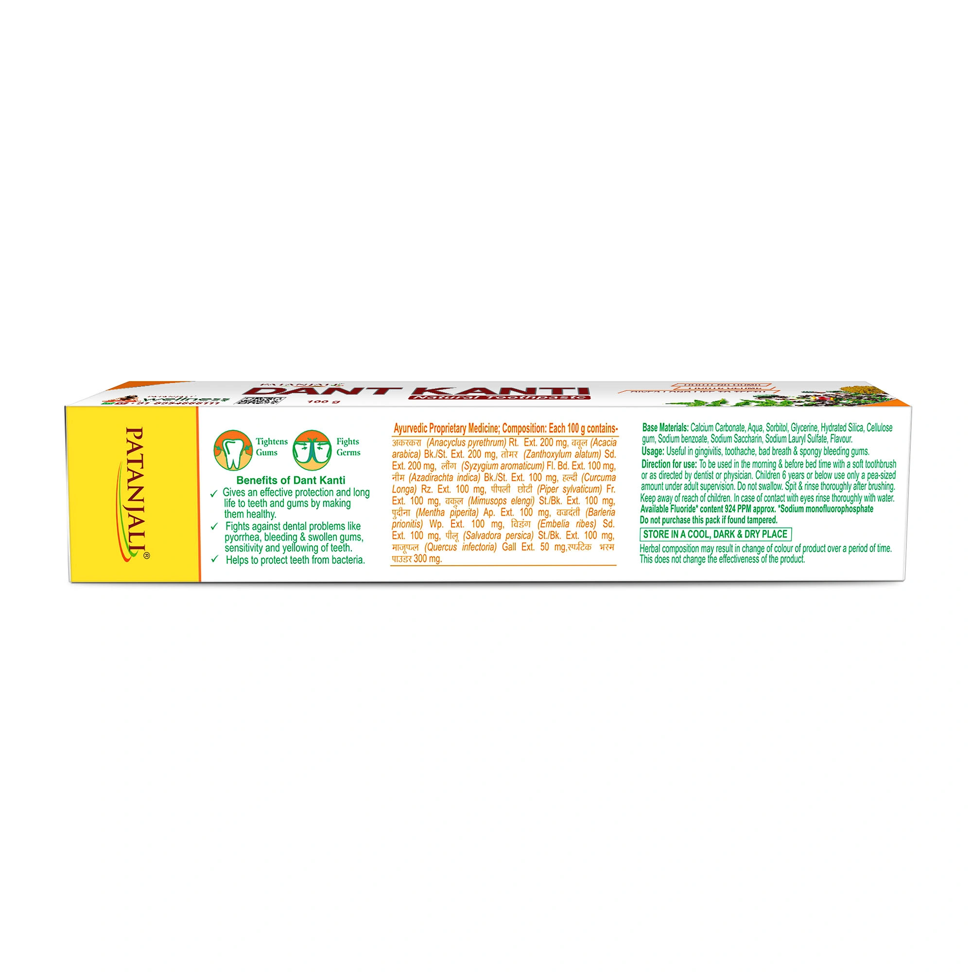 Patanjali Dant Kanti Natural Toothpaste | Herbal Oral Care | Complete Gum and Teeth Protection-2